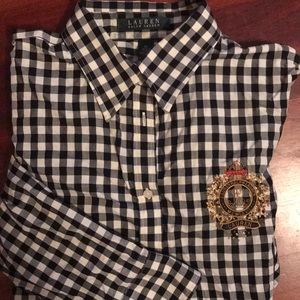 Women’s Ralph Lauren long sleeve dress shirt
